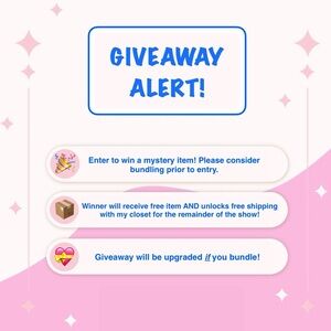 Mystery Giveaway For Live Show Only